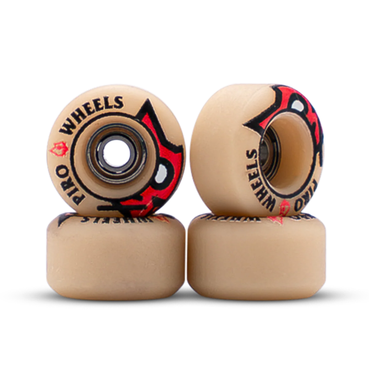 Piro Performance Graphic Fingerboard Wheels - Bone Head