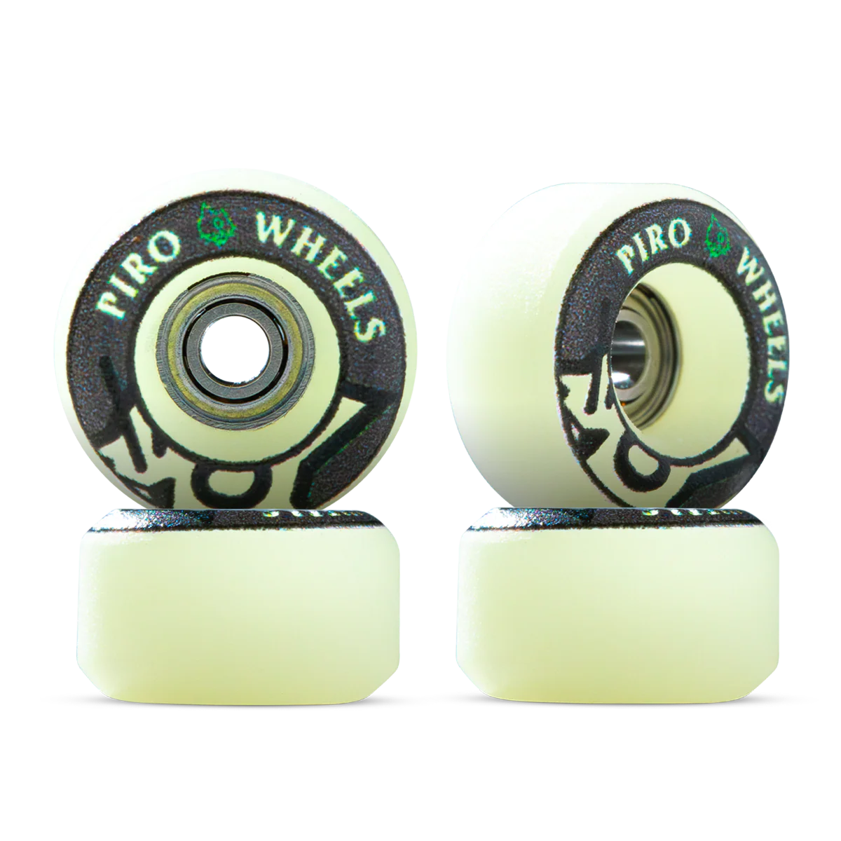 Piro Performance Graphic Fingerboard Wheels - Bone Head - Image 2