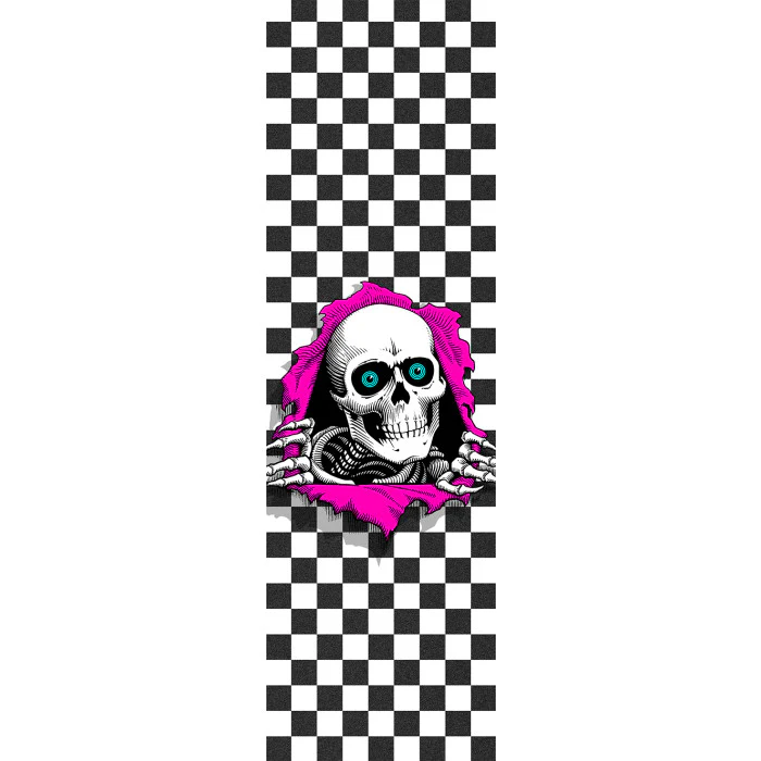 Powell Ripper Grip Tape - Black and White