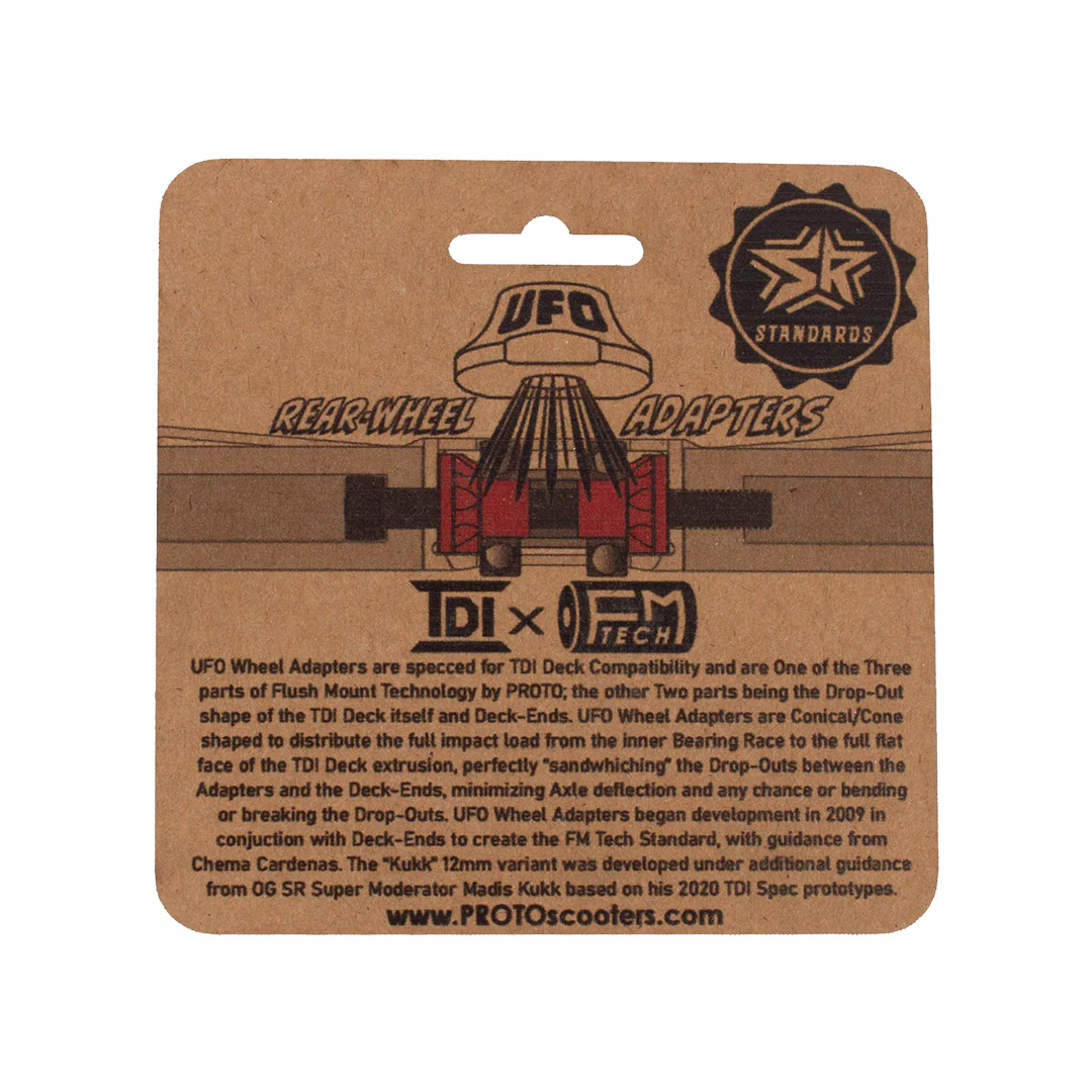 PROTO UFO Rear Wheel Adapters - 12STD - Image 4