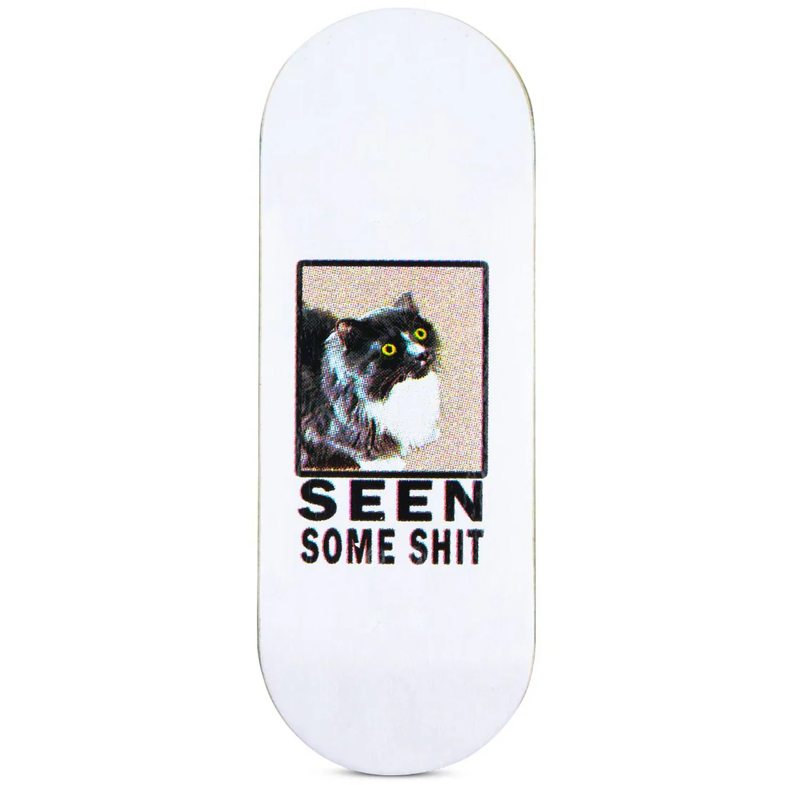 Red Wolf Fingerboard Deck - Seen Some - Image 4