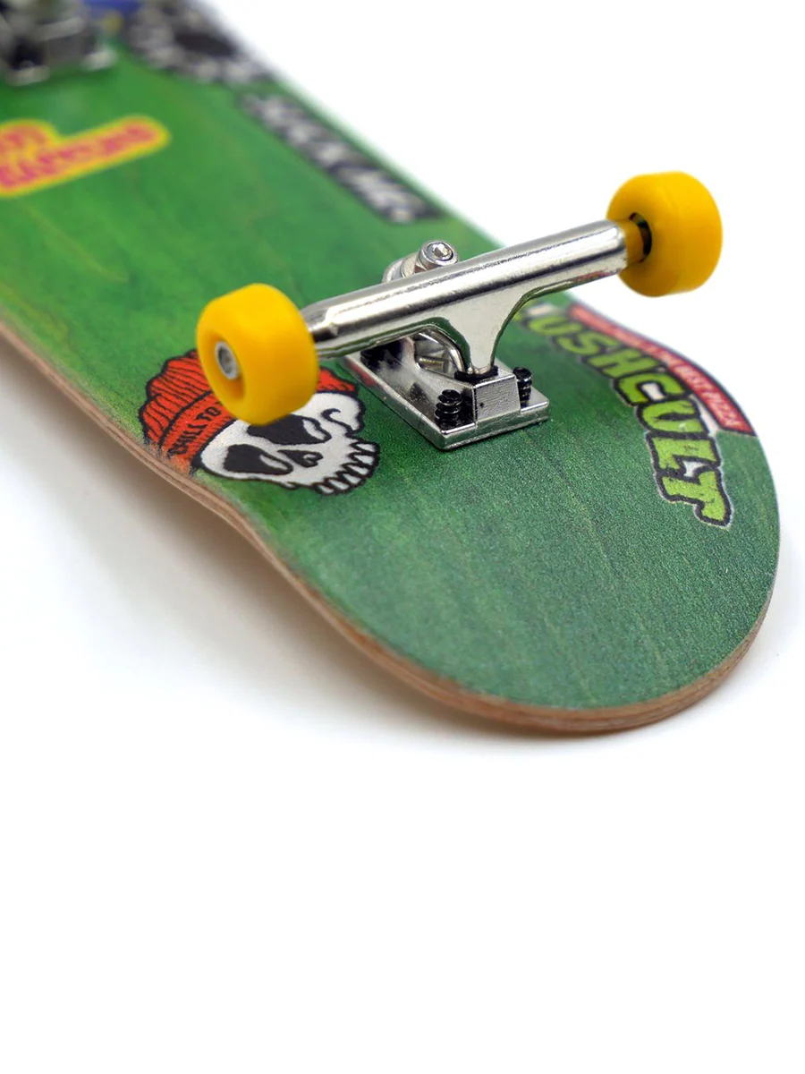 Slushcult Grom Fingerboard Complete - Sticker Slap Green - Image 2