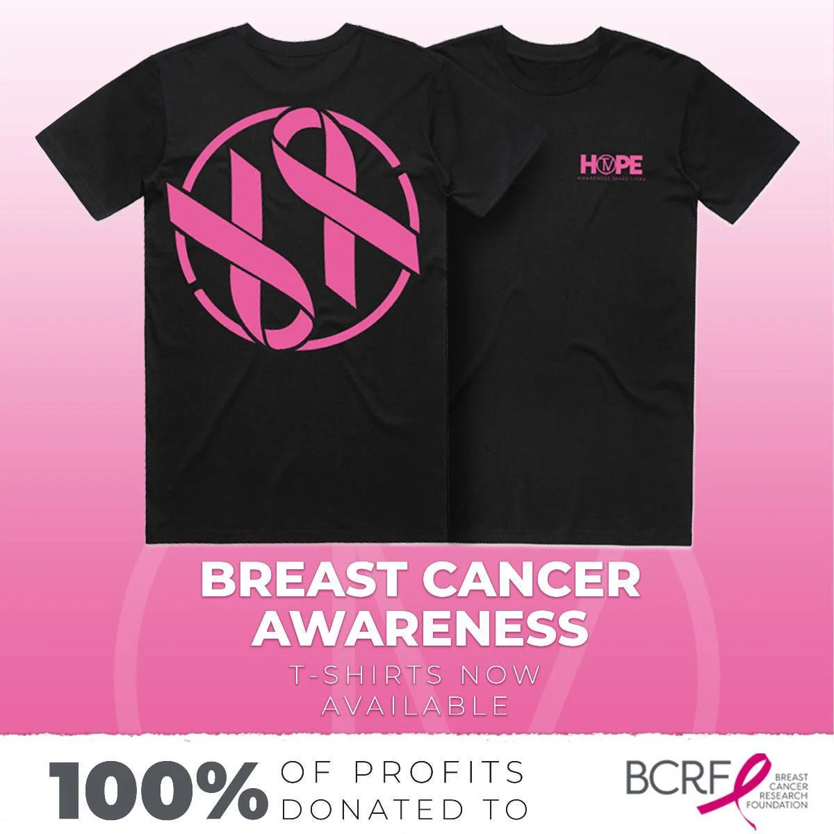 TV Breast Cancer Awareness T-Shirt - Image 2