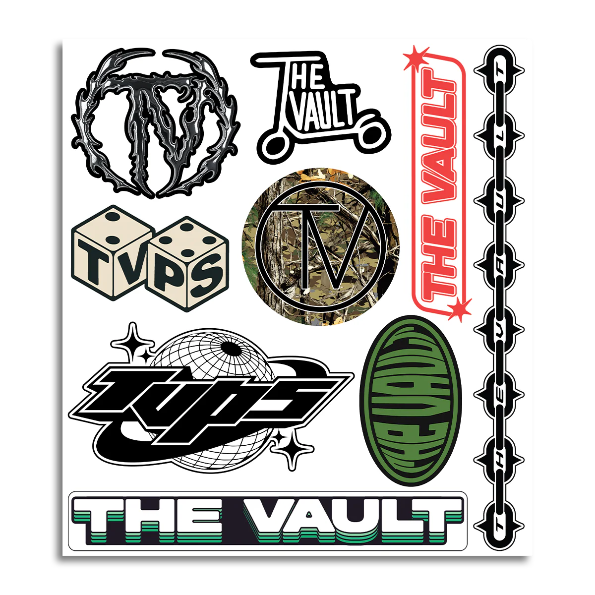 TV Sticker Sheet
