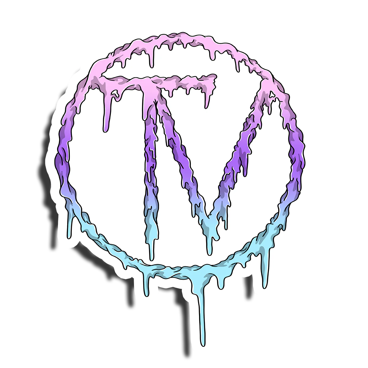 TV x Colorfulfilth Sticker