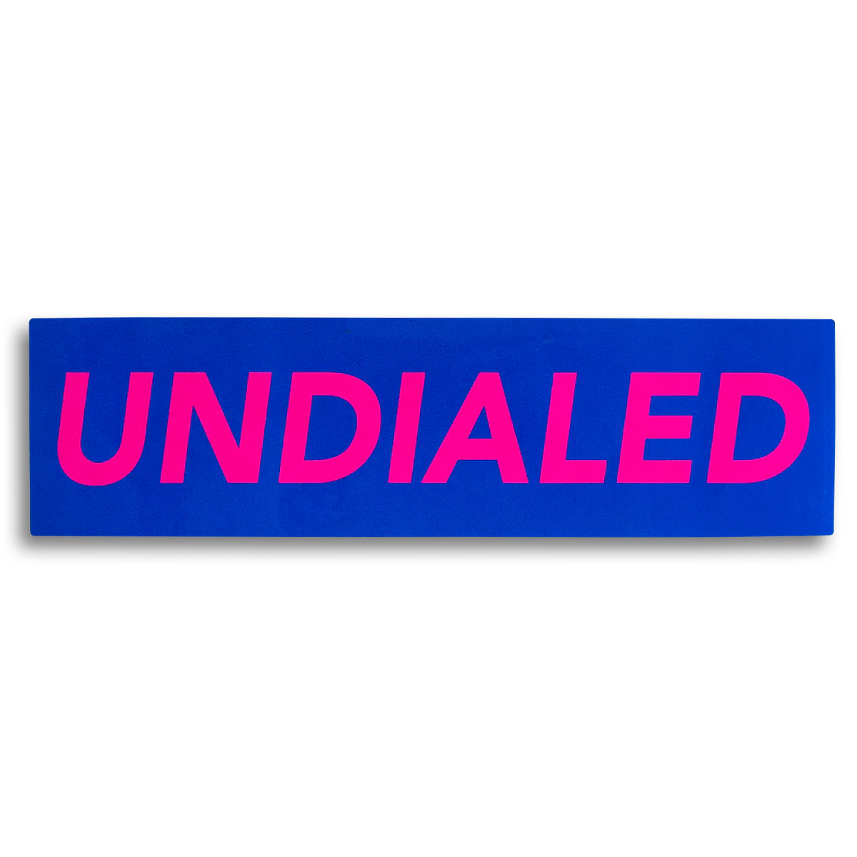 Undialed Boxed Sticker