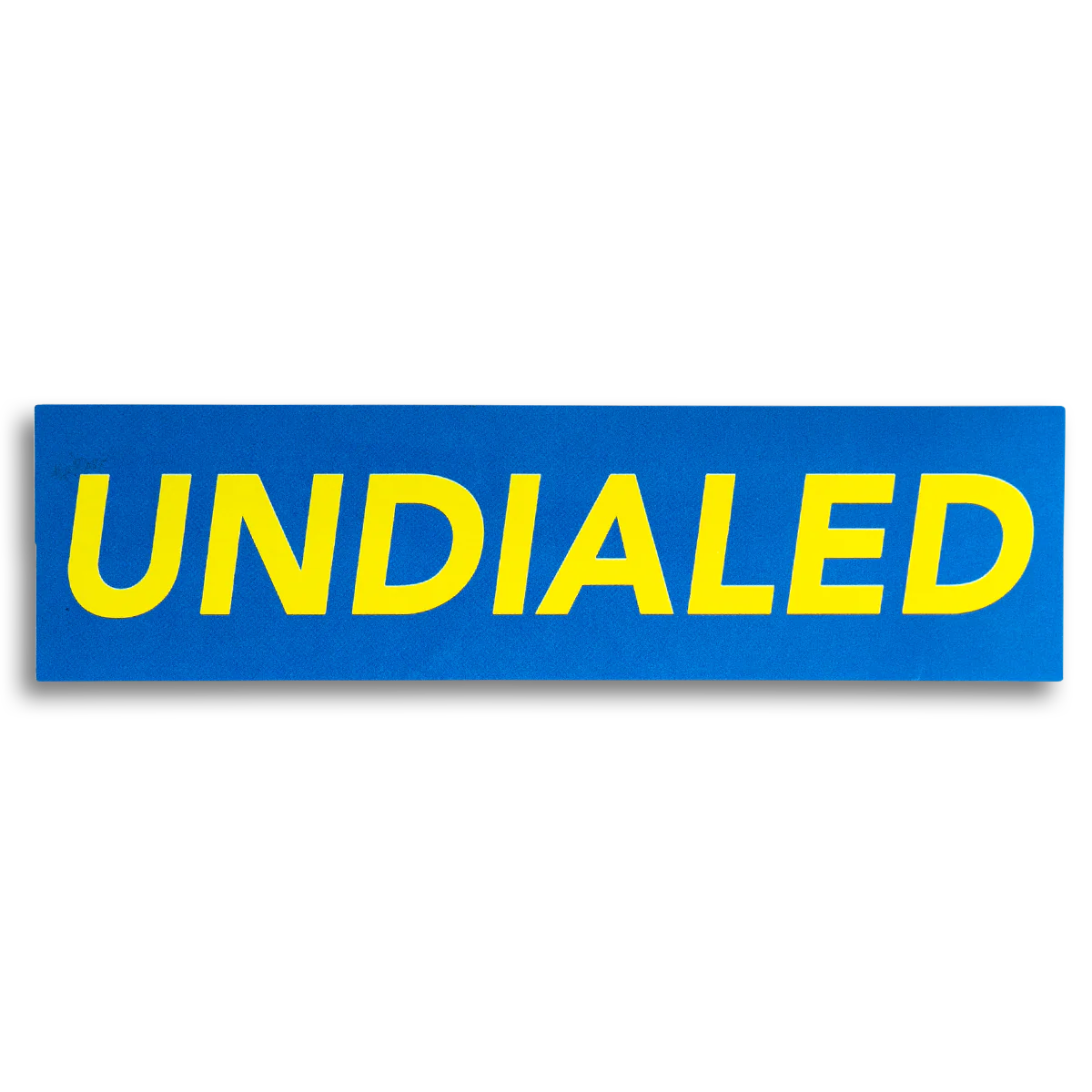 Undialed Boxed Sticker