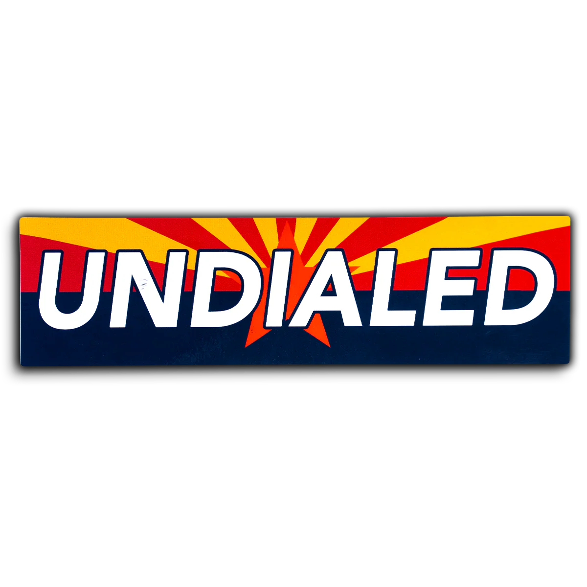 Undialed Boxed Sticker - Arizona Flag