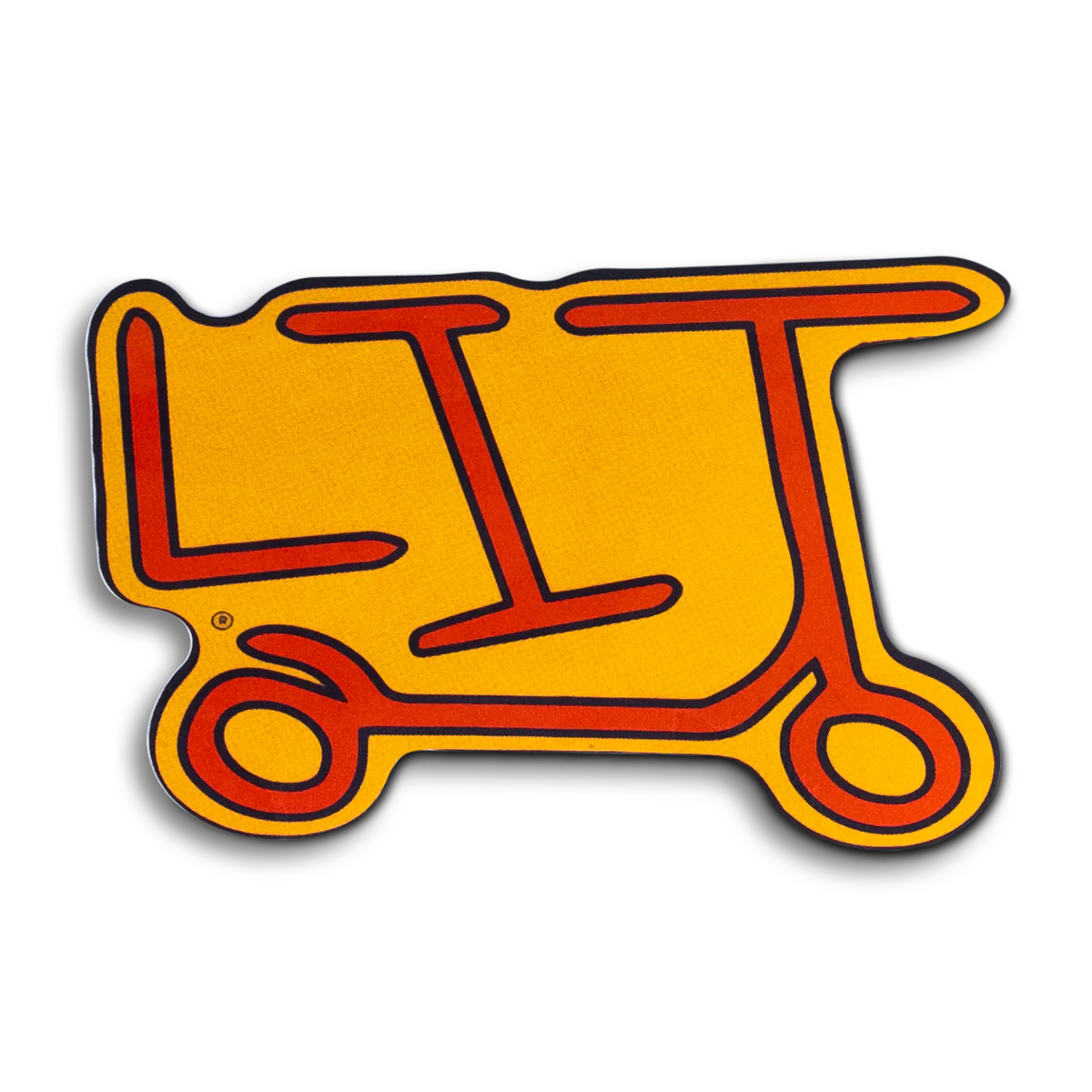 Undialed LIT Sticker - Yellow and Orange