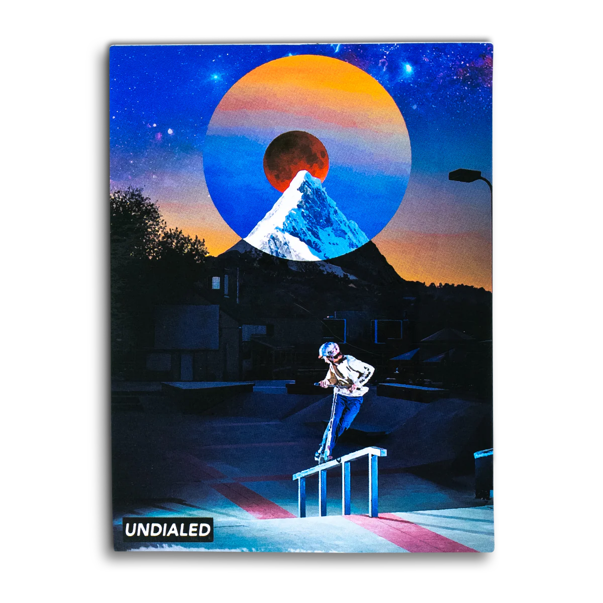 Undialed Willy Mountain Sticker