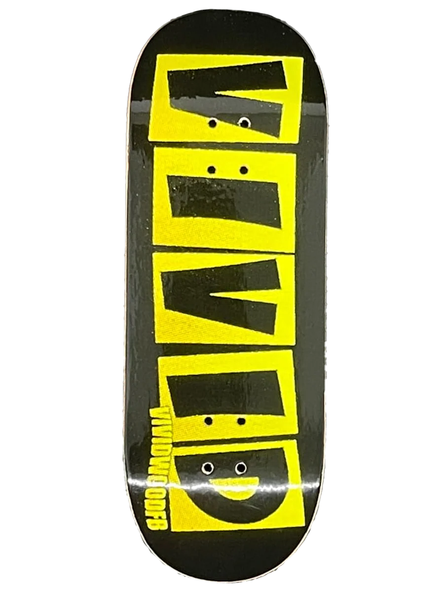 VividWood Fingerboard Deck - Gold Vivid Baker