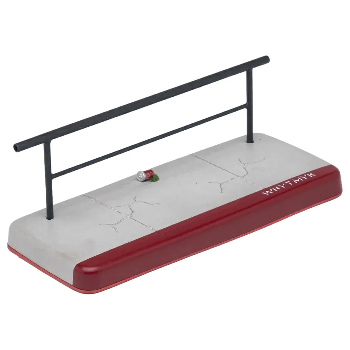 WhytMykConcrete Fingerboard Ramp - XXL Sidewalk with Rail